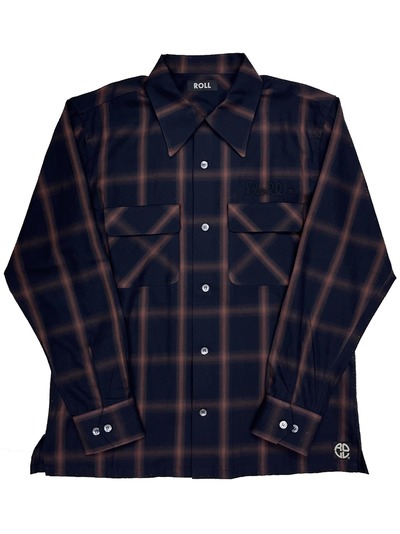 Cotton Twill OMBRE Long Sleeve Shirt | PRODUCTS | ROLL